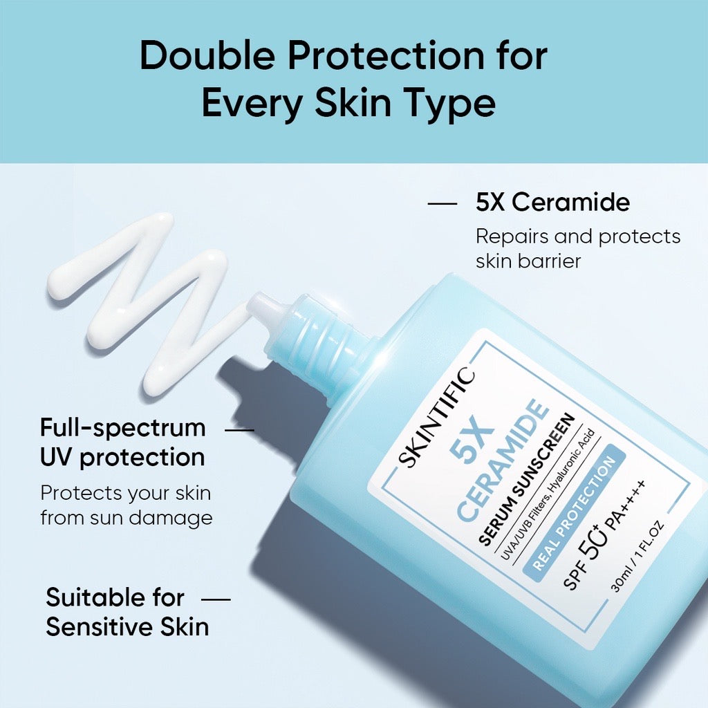Skintific 5X Ceramide Serum Sunscreen (30ml)