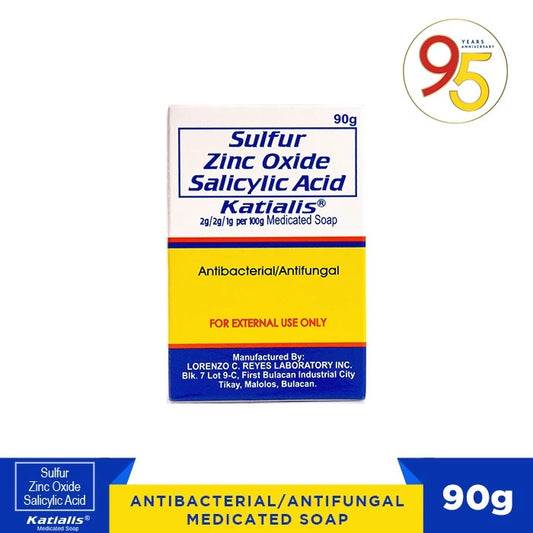 Katialis Sulfur Zinc Oxide Salicylic Acid Soap (90gm)