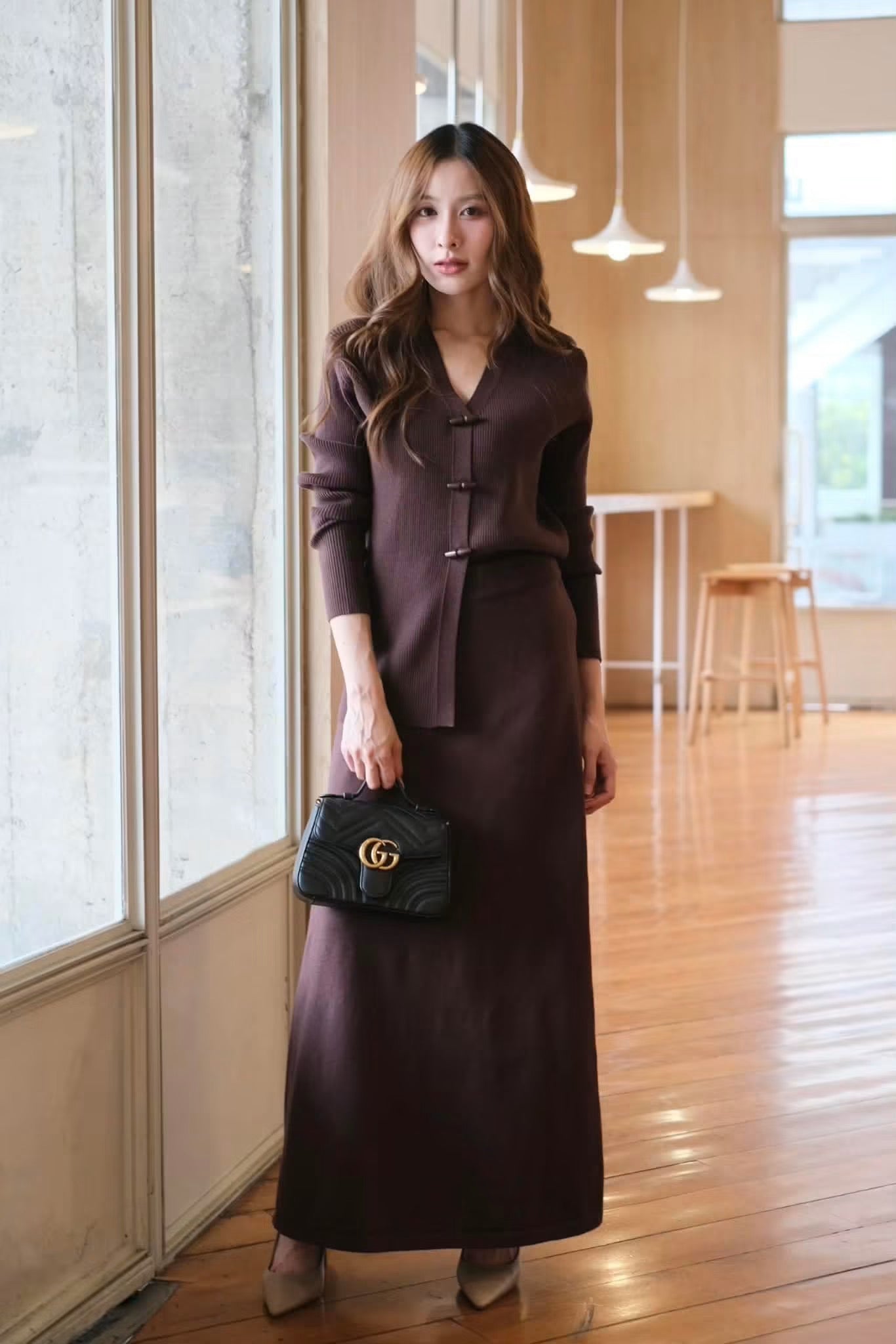 BKK Knitted Coordinates/Terno Set (free size ideal from 8-16 body frame)