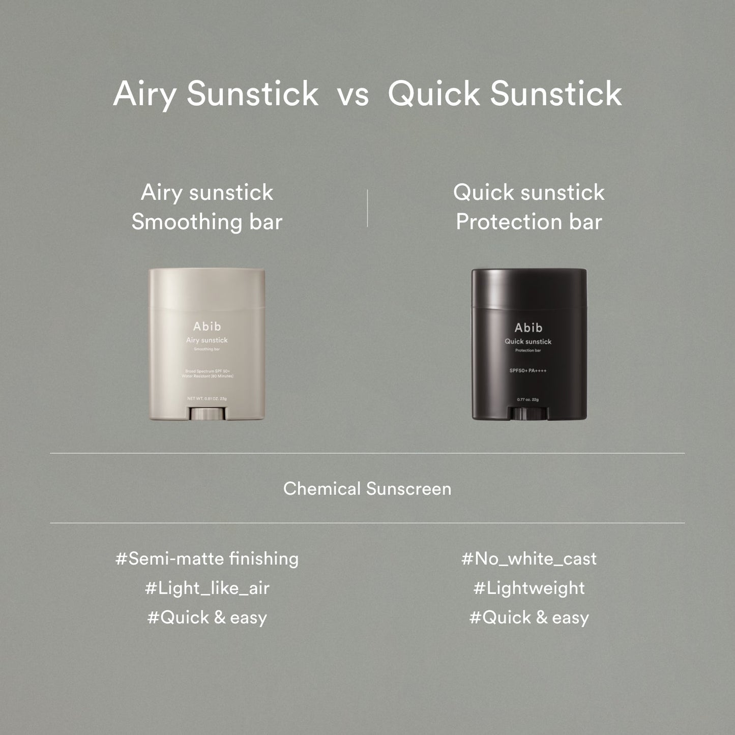 Abib Airy Sunstick Smoothing Bar SPF50+