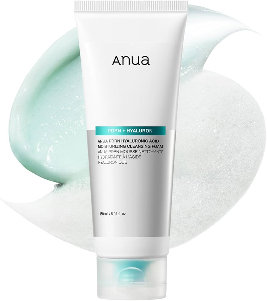 Anua PDRN Hyaluronic Acid Moisturizing Cleansing Foam (150ml)