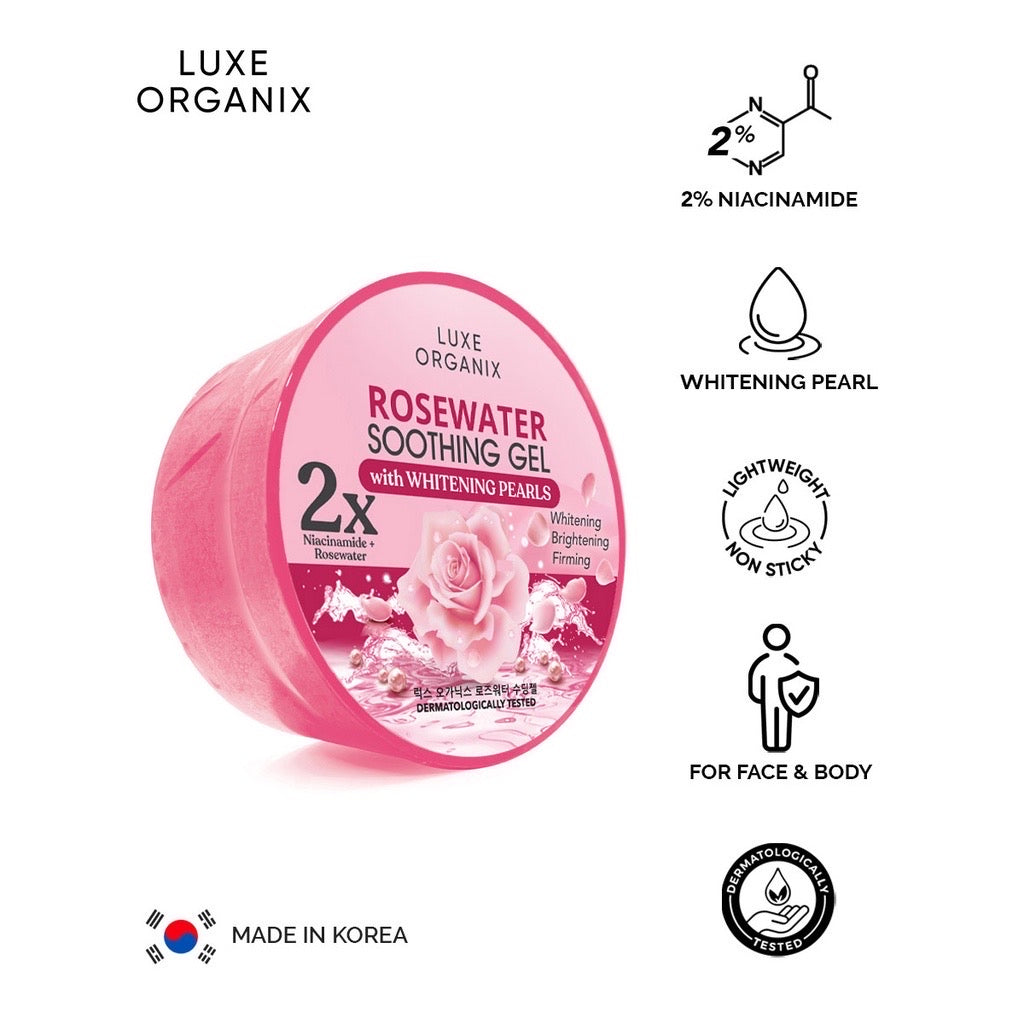 Luxe Organix Rosewater Soothing Gel (300ml)