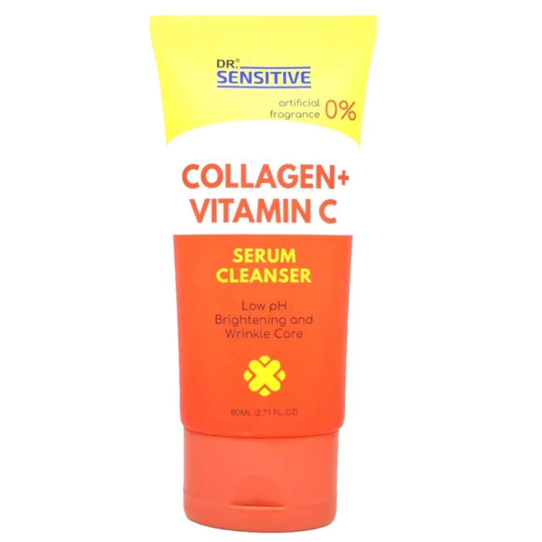 Dr. Sensitive Collagen + Vitamin C Serum Cleanser (80ml)