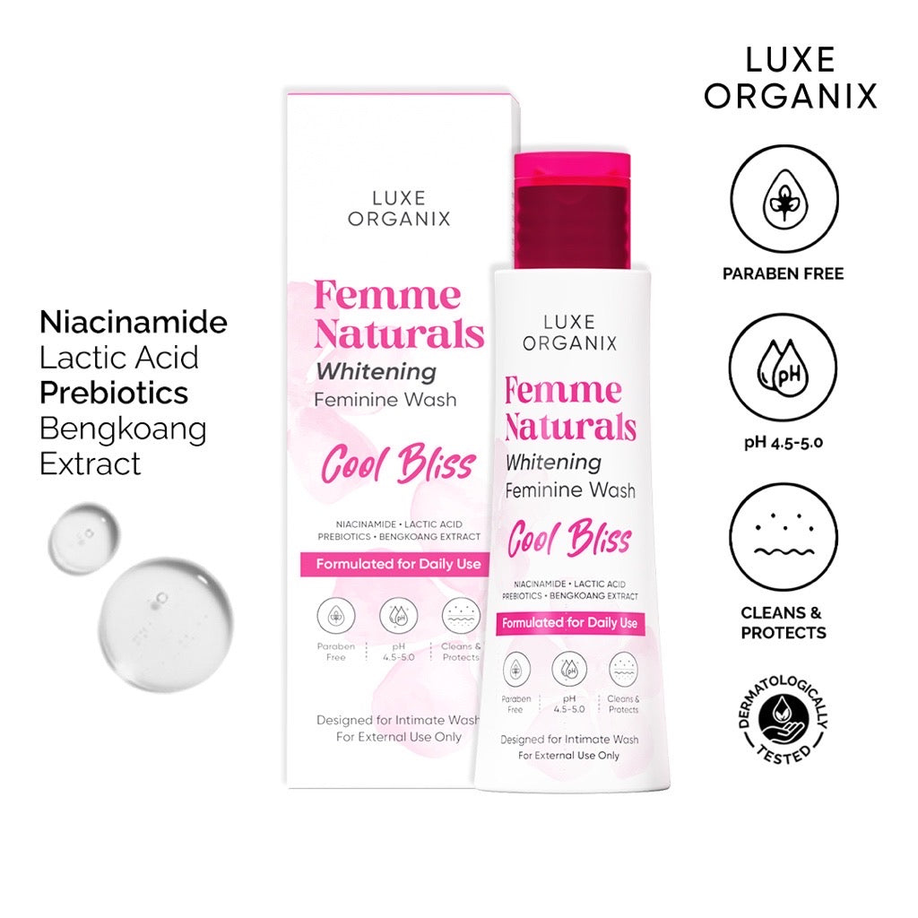 Luxe Organix Femme Naturals Feminine Wash (120ml)