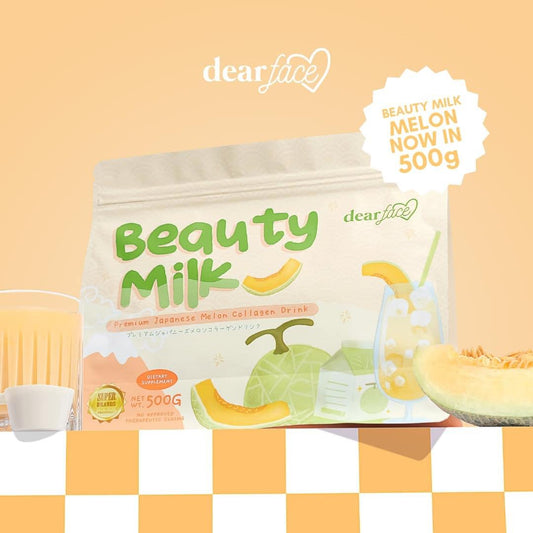 Dear Face Supersized Beauty Milk Melon Collagen Drink (500gm)