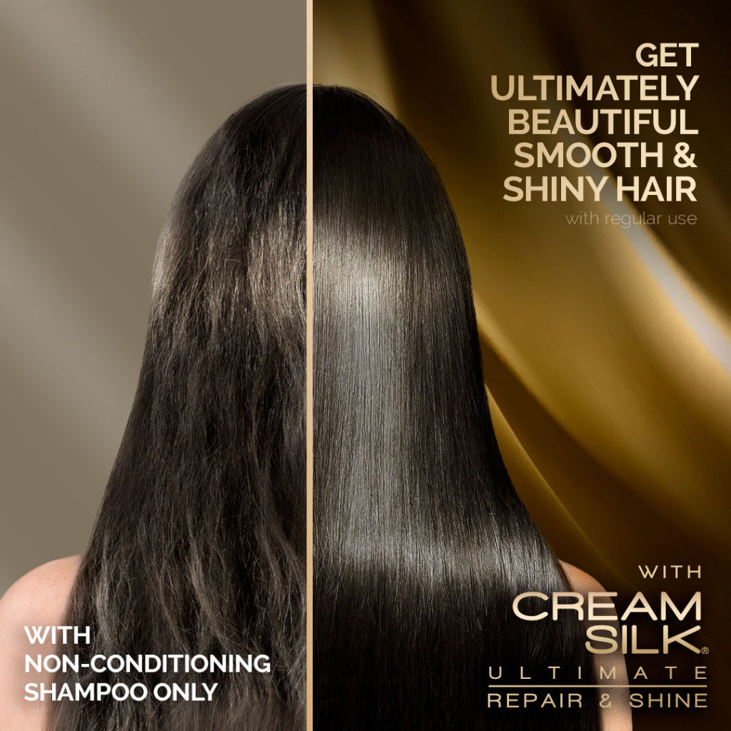 CREAM SILK Triple Keratin Rescue Ultimate Repair & Shine Ultra Conditioner (340ml)