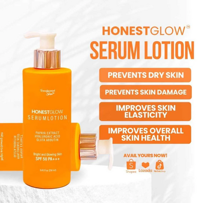 Honest Glow Serum Lotion SPF50 PA+++ (250ml)