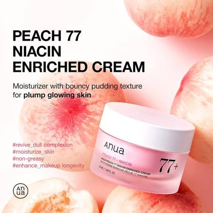 Anua Peach 77% Niacin Enriched Cream (50ml)