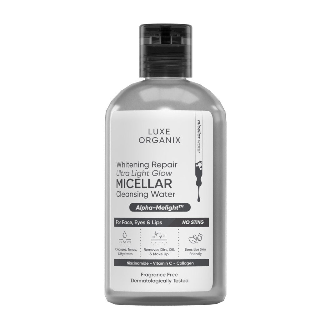 Luxe Organix Whitening Repair Ultralight Glow Micellar Cleansing Water (300ml)