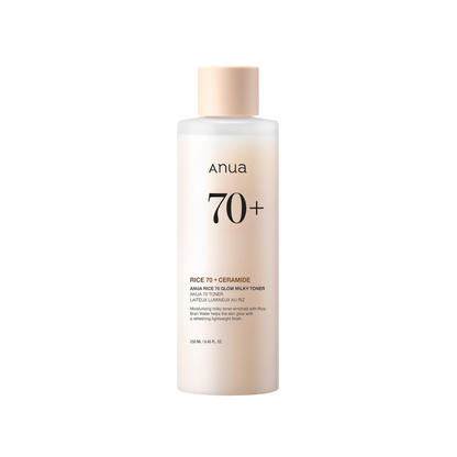 Anua Rice 70 + Ceramide Glow Milky Toner (250ml)