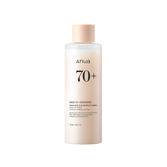 Anua Rice 70 + Ceramide Glow Milky Toner (250ml)