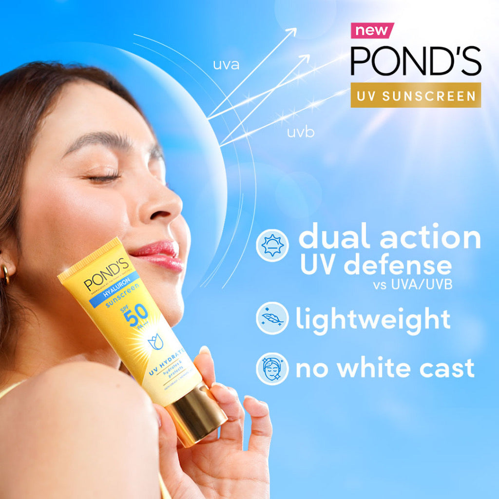 PONDS Hydrate Hyaluron + Ceramide Sunscreen SPF 50 PA++++ (50gm)