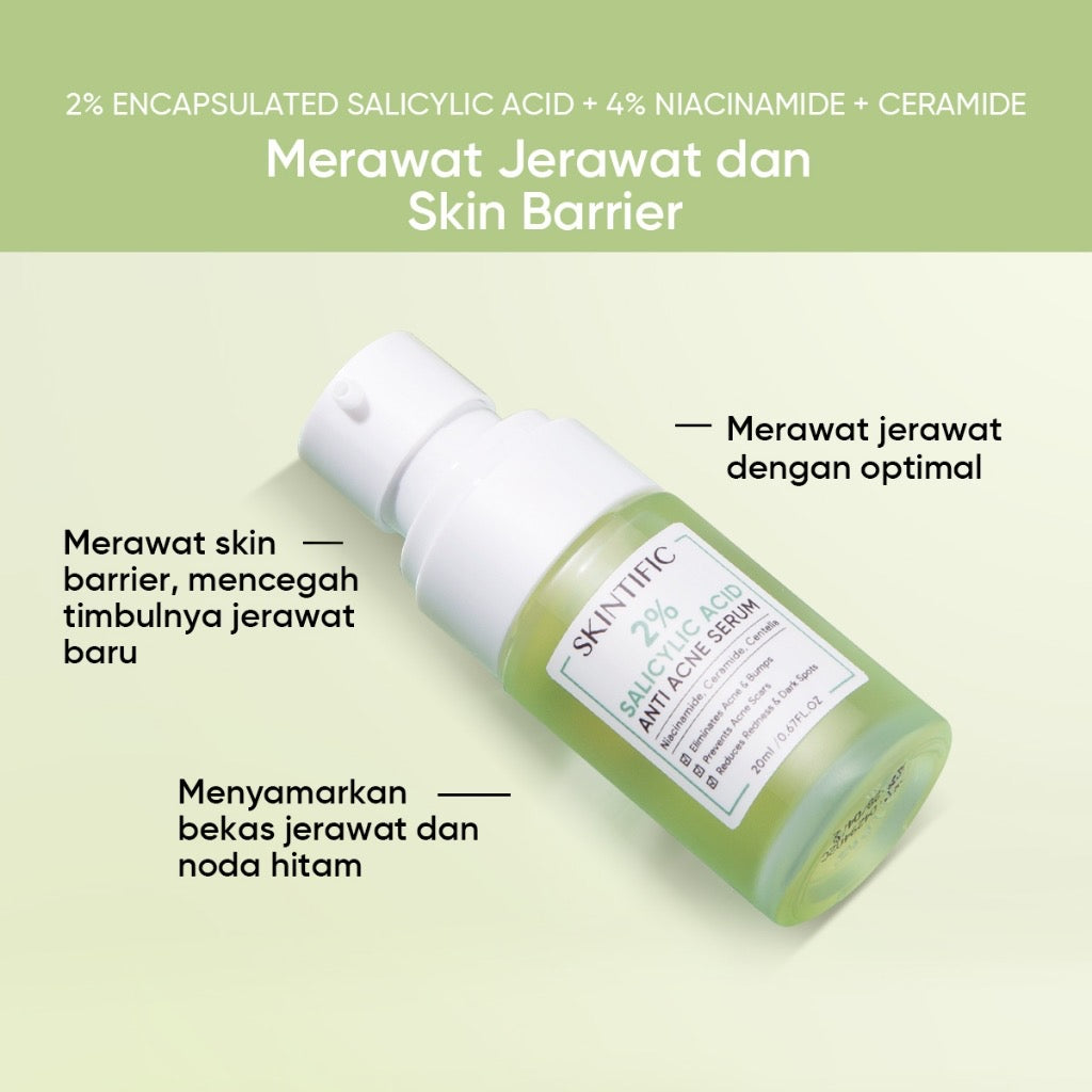 Skintific 2% Salicylic Acid Anti Acne Serum (20ml)