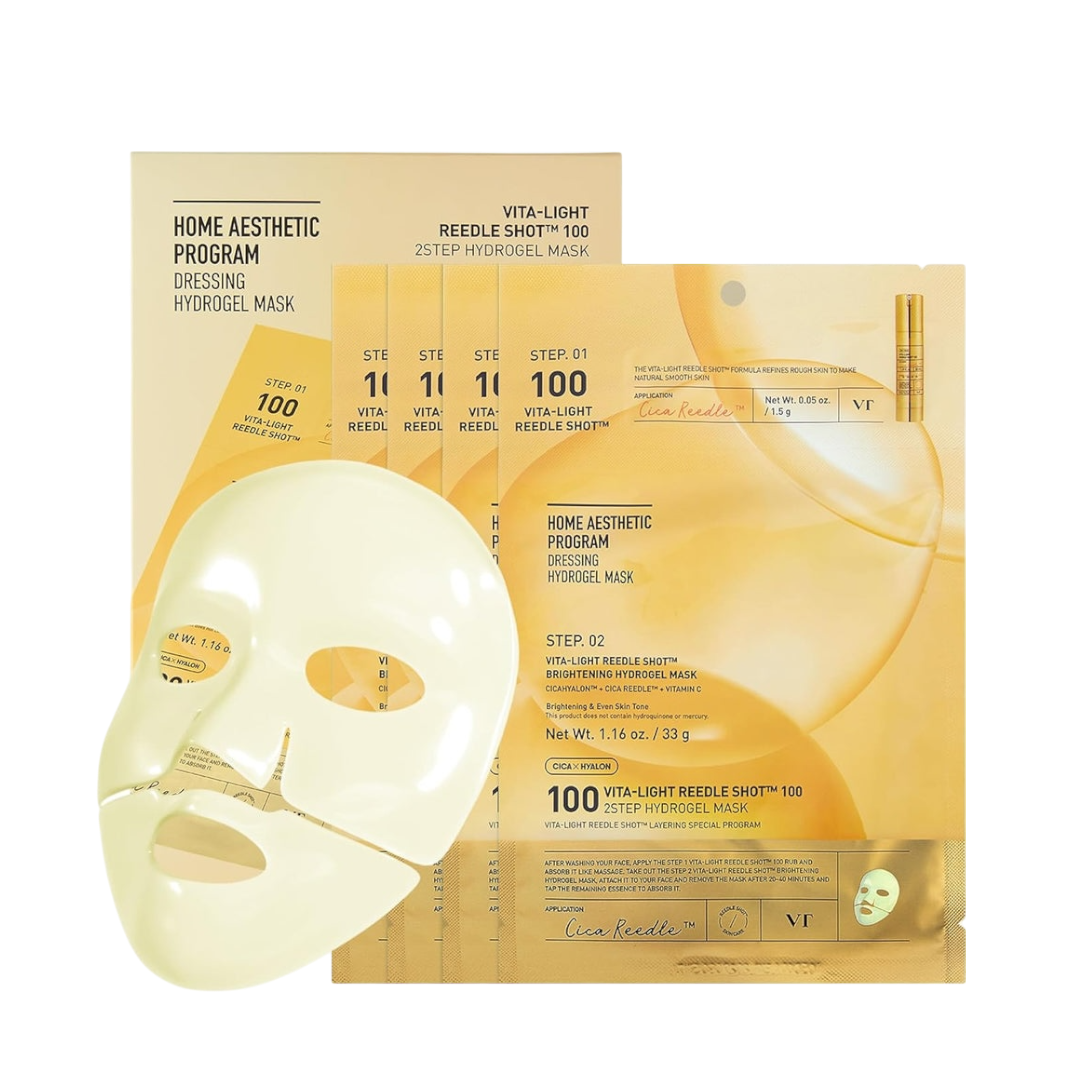 VT Vita-Light Reedle Shot 100 Hydrogel Mask (1pack/4masks)