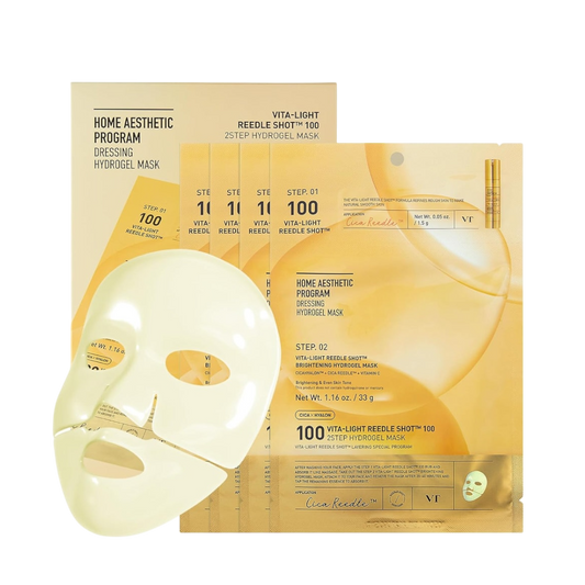 VT Vita-Light Reedle Shot 100 Hydrogel Mask (1pack/4masks)