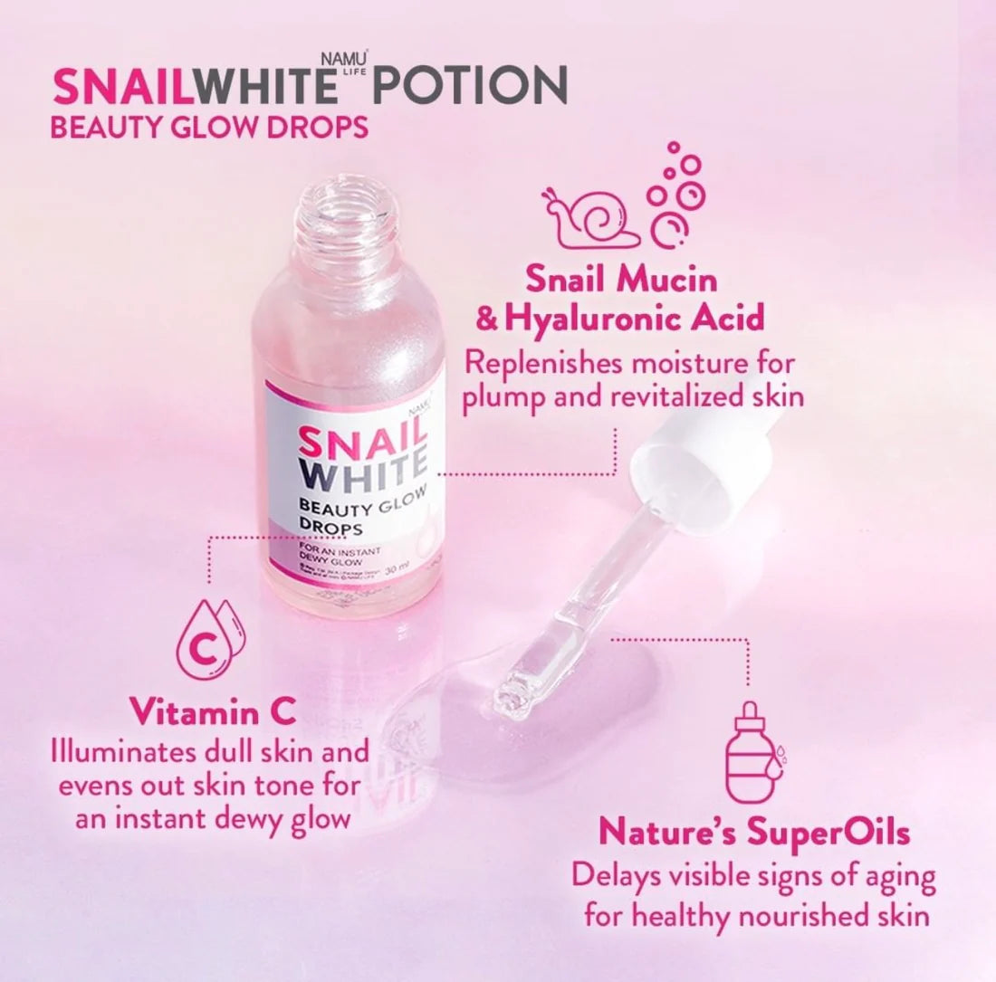 Snail White Beauty Glow Drops (30ML)