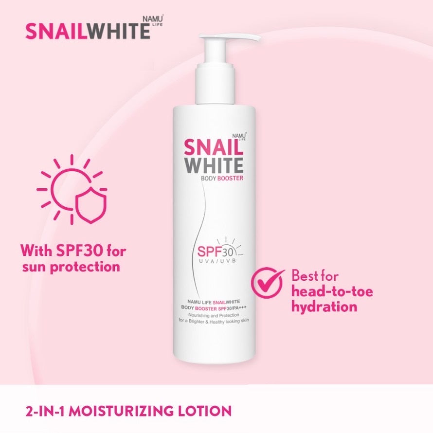 Snail white body booster spf 90 online