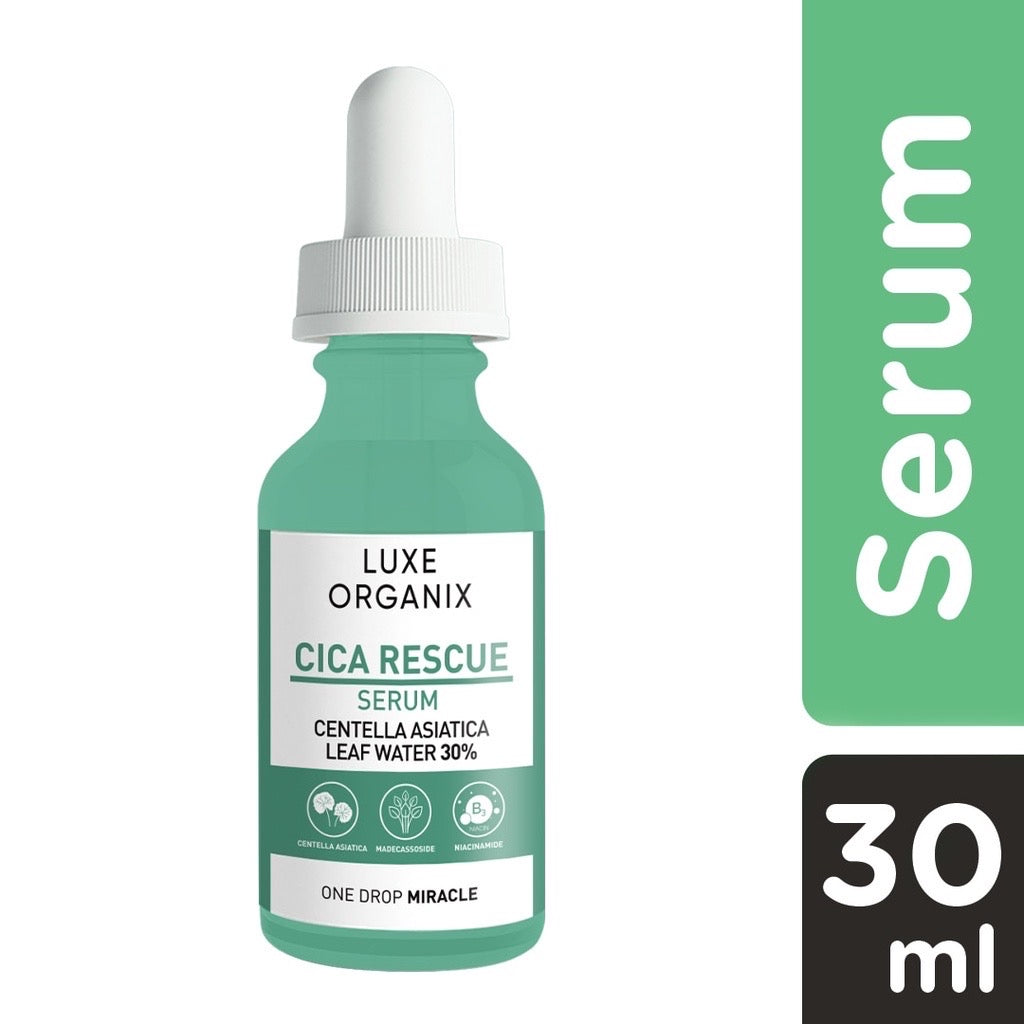 Luxe Organix Cica Rescue Calming Serum (30ml)