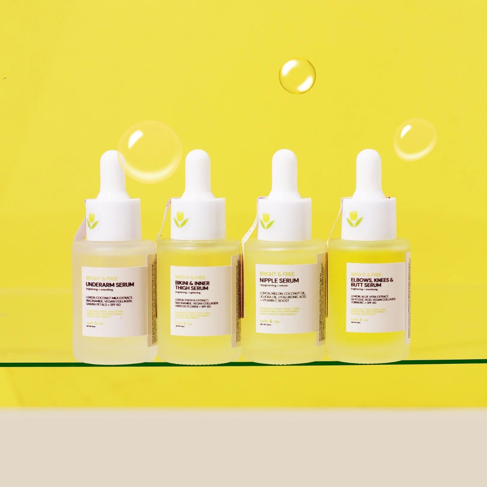 Catt & Co Bright & Free - Bikini & Inner Thigh Serum (30ml)