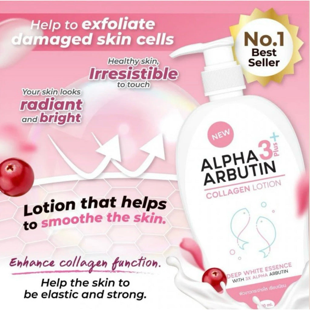 Precious Skin Alpha Arbutin 3Plus+Collagen Lotion (500ml)