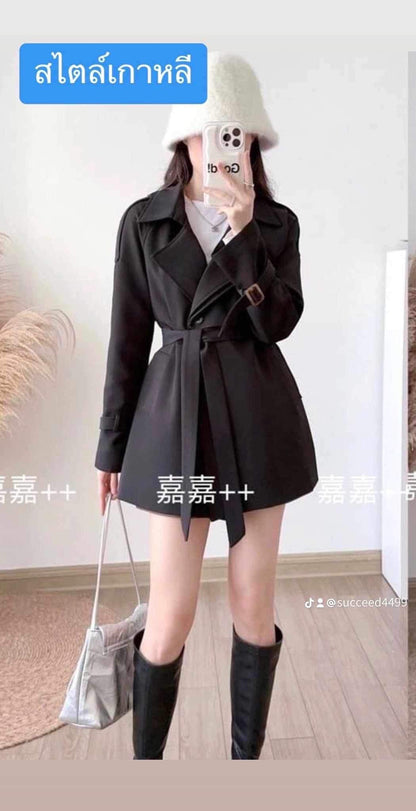 Aivee Trench Coat (Free Size up to 10/12)