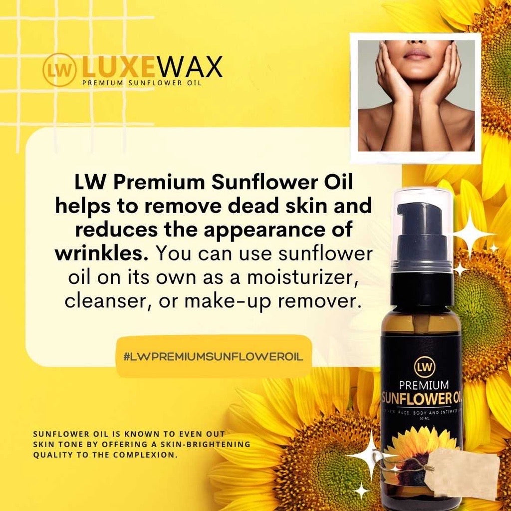 LUXE WAX Premium Sunflower Oil (50ml)