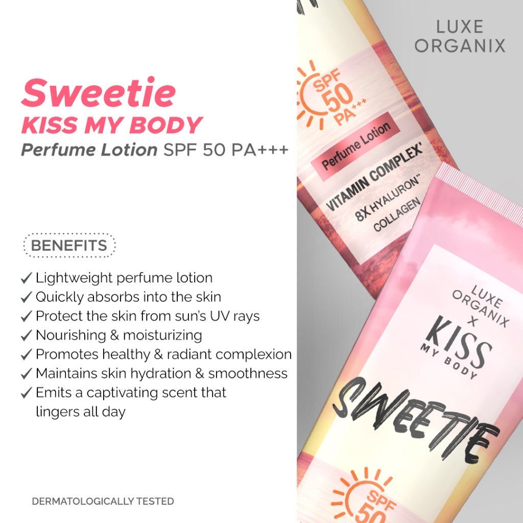 Luxe Organix Kiss My Body Perfume Lotion (200ml)