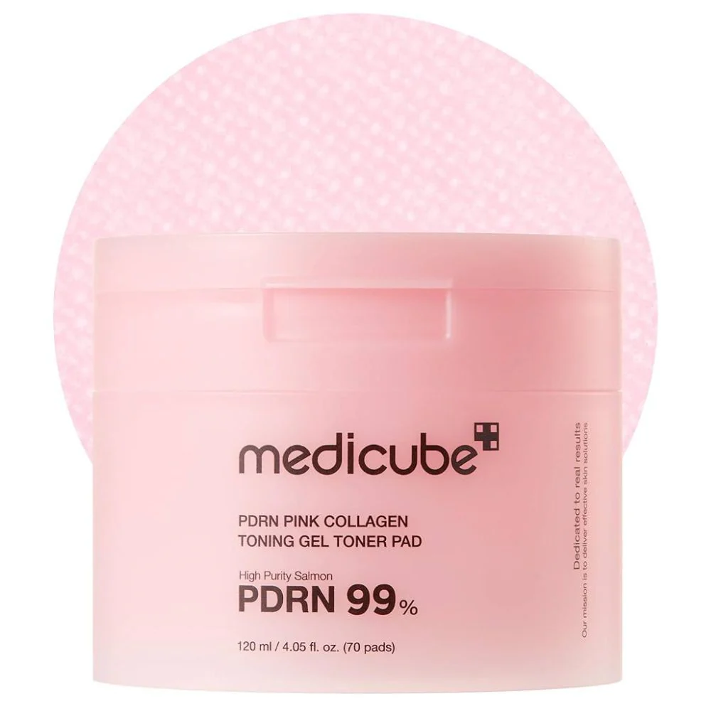 Medicube PDRN Pink Collagen Toning Gel Toner Pad (70pads)
