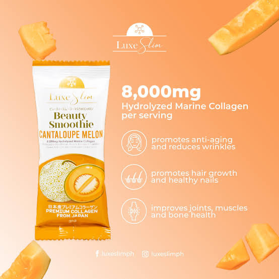 Luxe Slim Cantaloupe Melon Beauty Smoothie