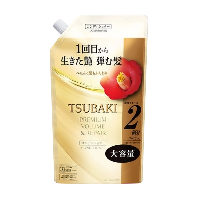Shiseido Tsubaki Premium Volume & Repair Conditioner Refill (600ml)
