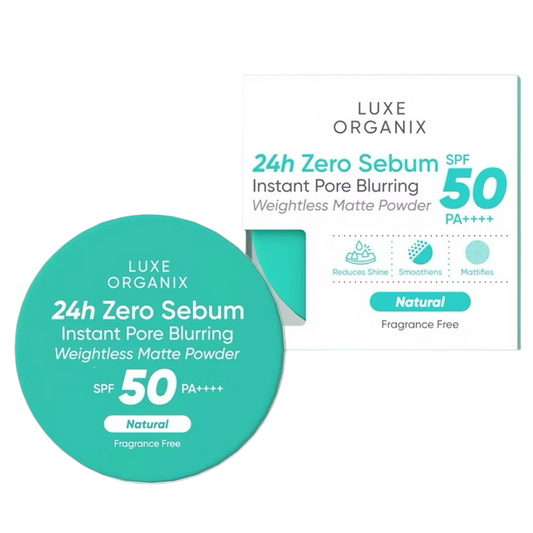 Luxe Organix 24h Zero Sebum Matte Powder (15gm)