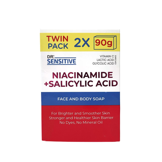 Dr. Sensitive Niacinamide + Salicylic Acid Soap (Twin Pack)