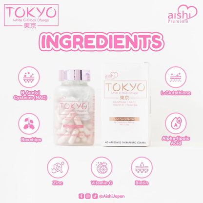 Aishi Tokyo White C-Block Dfyage (Premium Japan Glutathione)