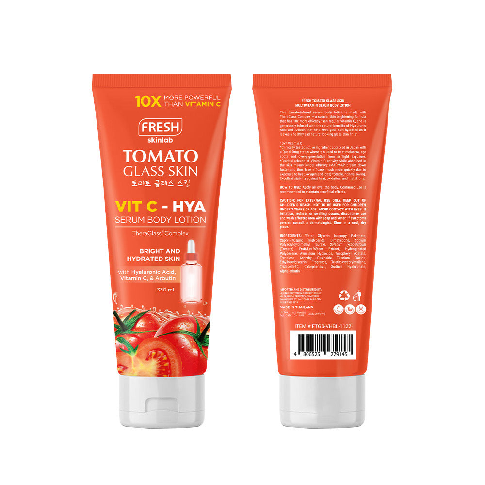 FRESH skinlab Tomato Glass Skin Vit C - Hya Serum Body Lotion (330ml)