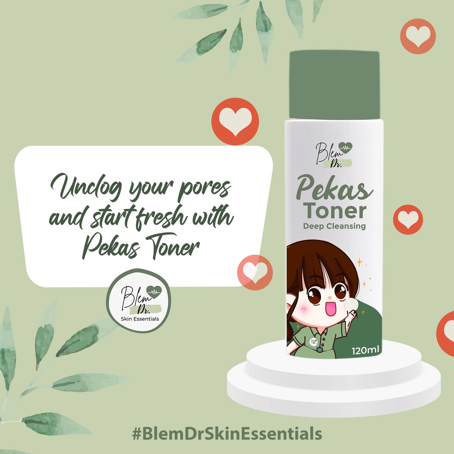 Blem Dr. Pekas Toner Deep Cleansing (120ml)