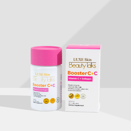 Luxe Skin Beauty Talks Booster C+C Vitamin C + Collagen (60caps)
