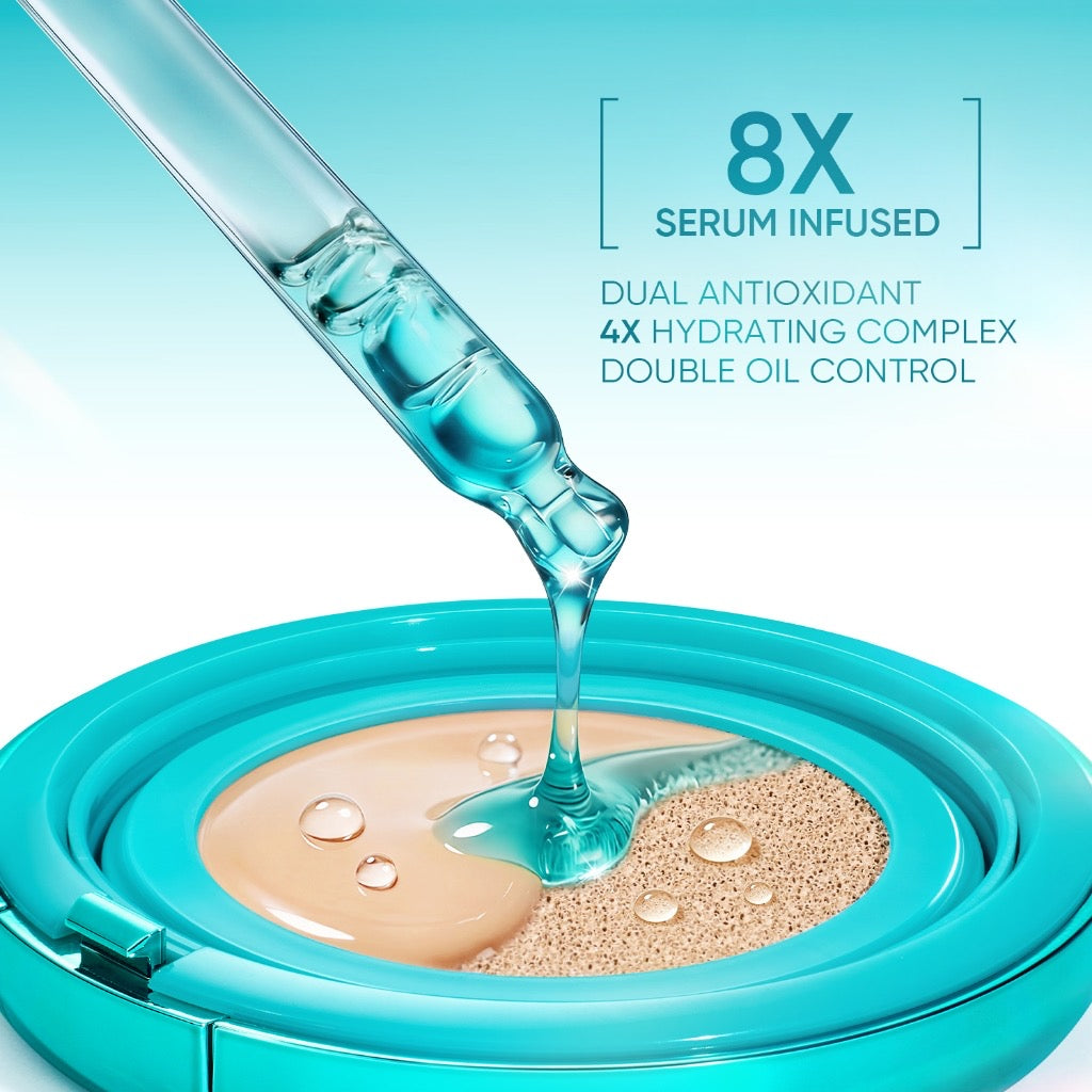 Skintific Perfect Stay Serum Matte Cushion Foundation SPF50 PA++++