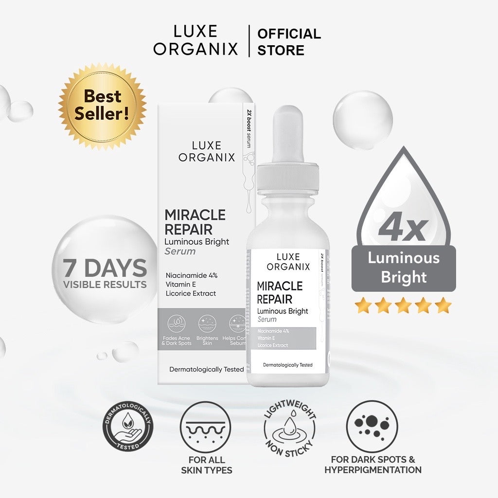 Luxe Organix Miracle Repair Luminous Bright Serum (30ml)