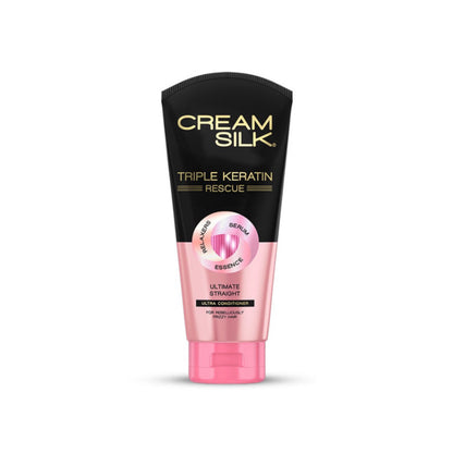 CREAM SILK Triple Keratin Rescue Ultimate Straight Ultra Conditioner