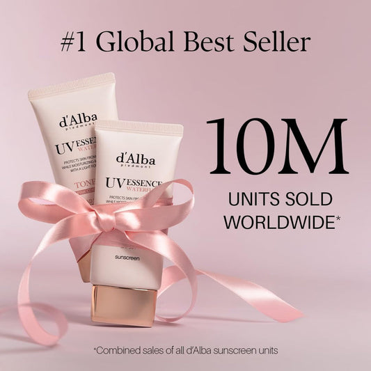d Alba UV Essence Waterfull + Tone Up Pink Correcting Broad Spectrum SPF50+
