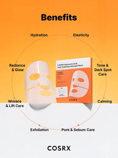 COSRX 5 PDRN Hyaluronic Acid Vital Hydrogel Mask