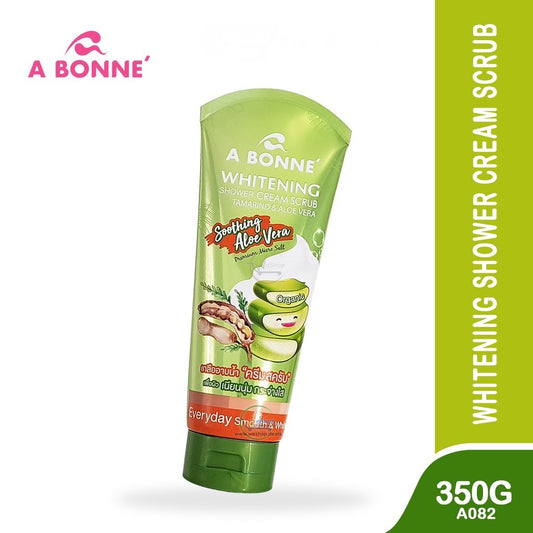 A Bonne Whitening Shower Cream Scrub Tamarind & Aloe Vera (350gm)