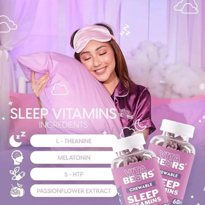 VITABEARS Chewable Sleep Vitamins (60caps)