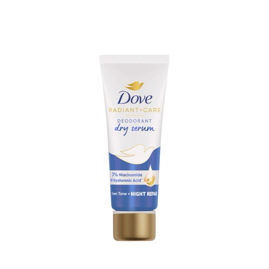 Dove Radiant + Care Deodorant Dry Serum 3% Niacinamide x4 Hyaluronic Acid Night Repair (40ml)