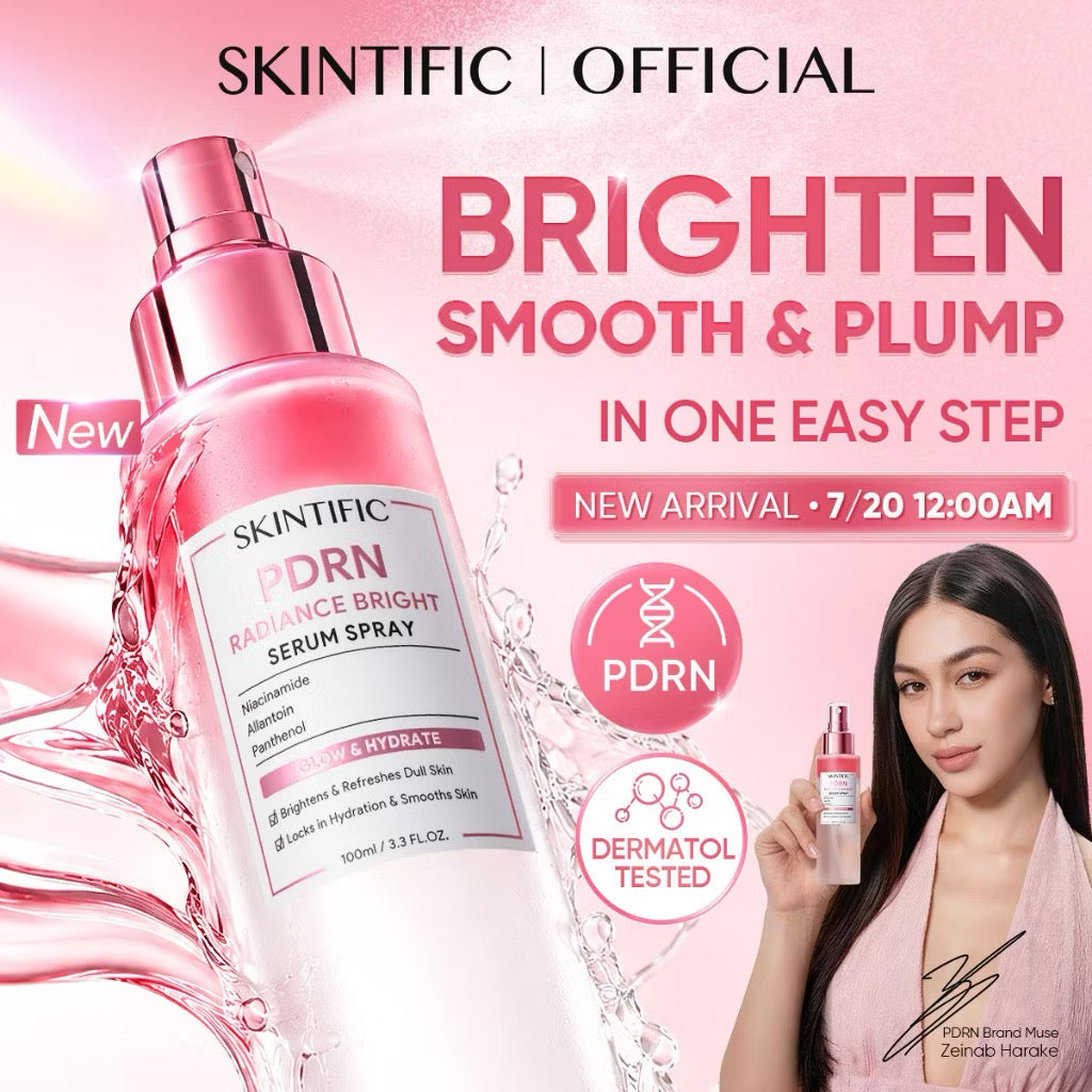 SKINTIFIC PDRN Radiance Bright Serum Spray (100ml)