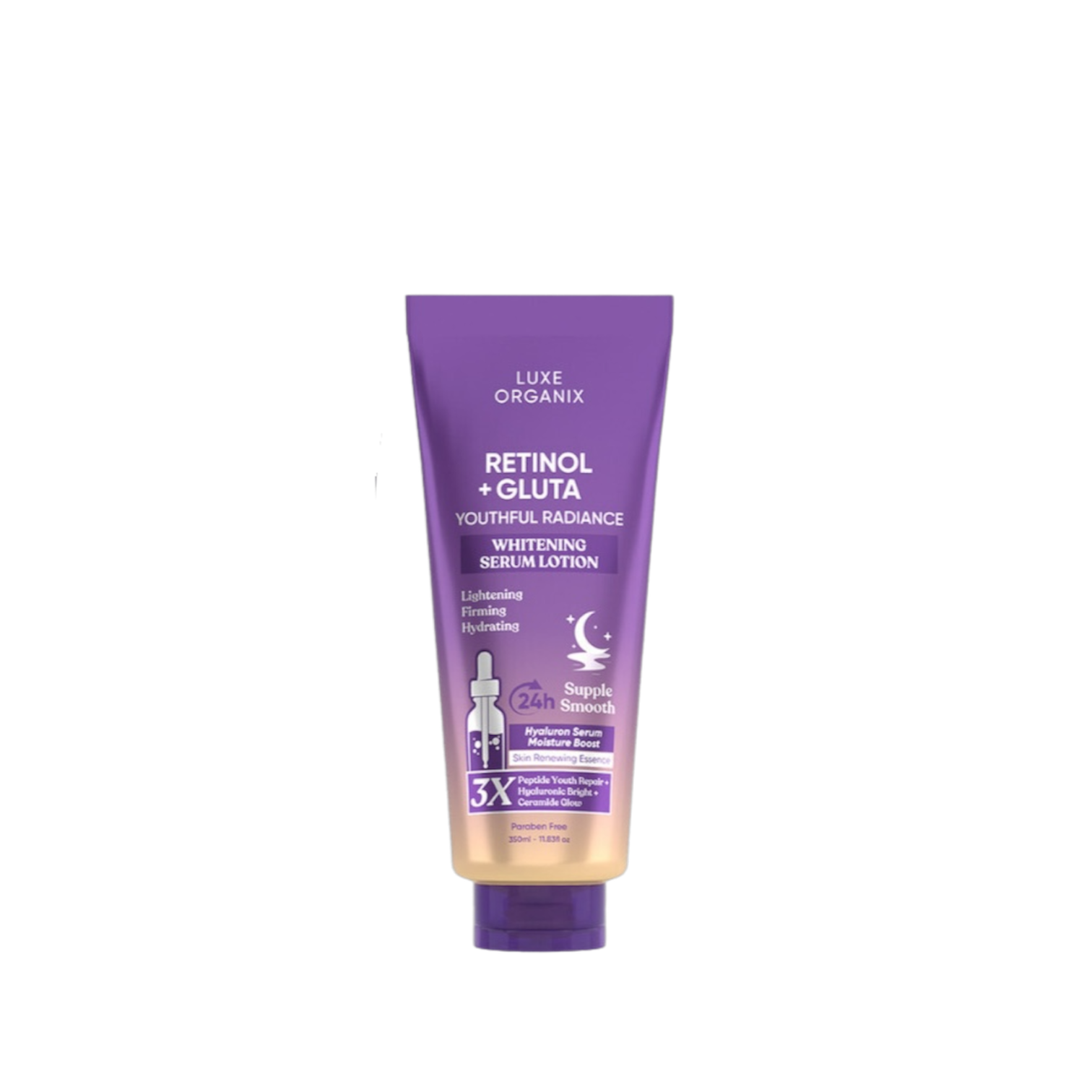 Luxe Organix Retinol + Gluta Whitening Serum Lotion (350ml) – Da Beauty Fashion NZ