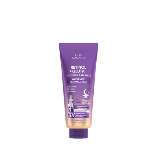 Luxe Organix Retinol + Gluta Whitening Serum Lotion (350ml)