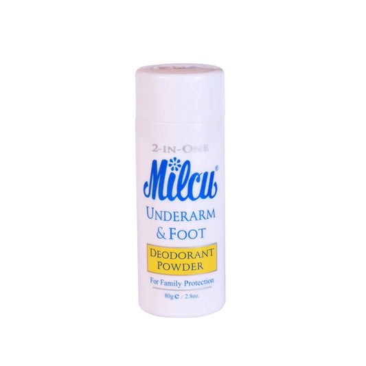 Milcu Underarm & Foot Deodorant Powder (80gm)
