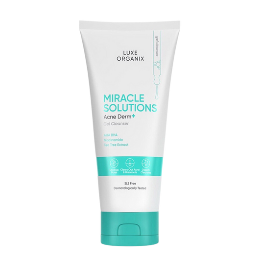 Luxe Organix Miracle Solutions Acne Derm Gel Cleanser (150ml)