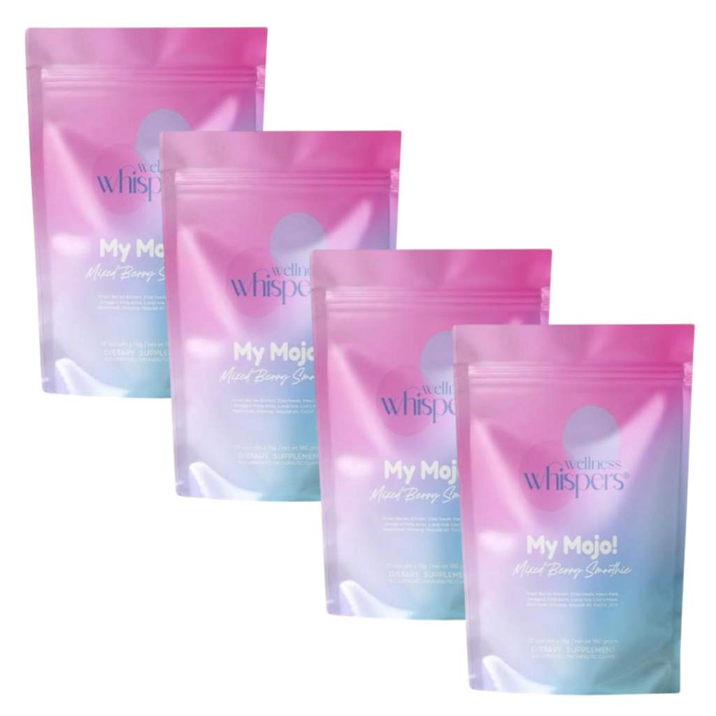 Wellness Whispers My Mojo Mixed Berry Smoothie (Bundle of 4)